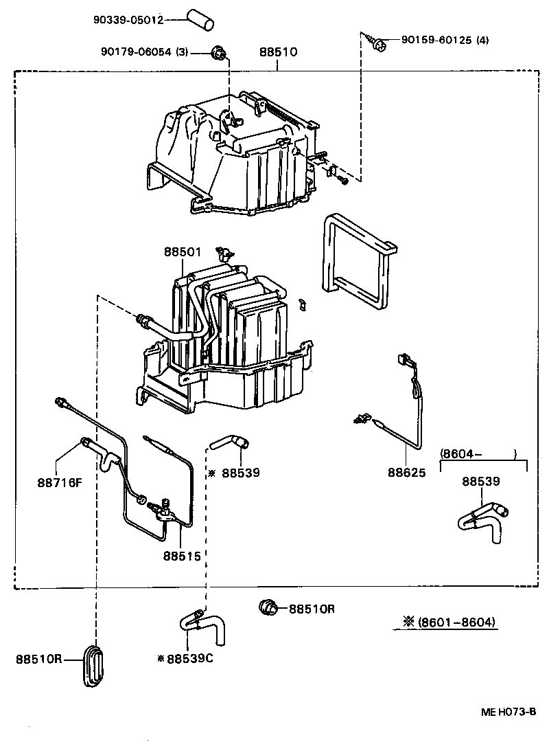 88510-24070 UNIT ASSY, COOLER product image