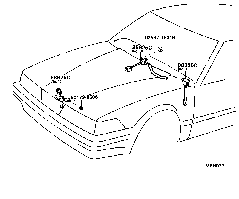 55905-24040 KNOB, COOLER CONTROL LEVER product image