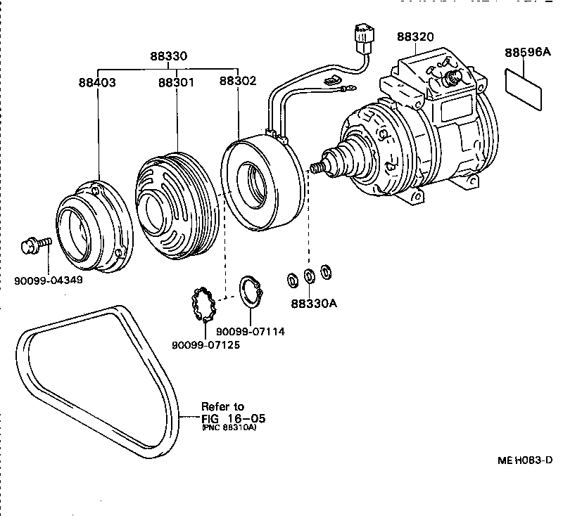 88320-14530 COMPRESSOR ASSY, COOLER product image