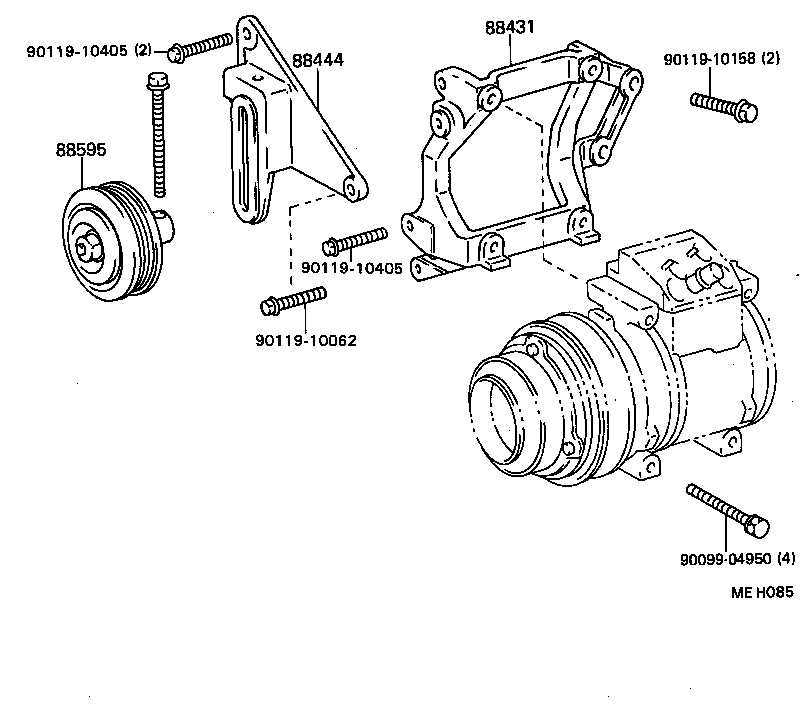 88320-14530 COMPRESSOR ASSY, COOLER product image