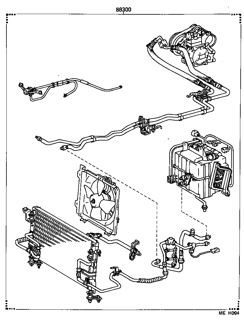88860-17013 ACCESSORY ASSY, AUTOMATIC AIR CONDITIONER product image