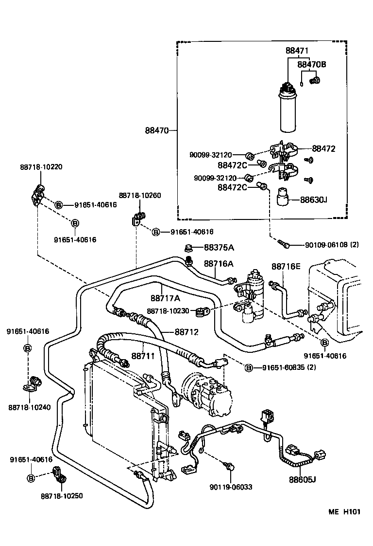 88453-10010 FAN, COOLING (FOR CONDENSER) product image