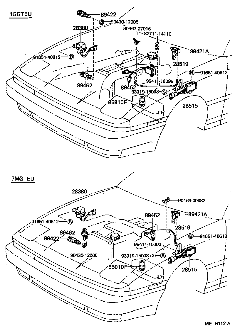 89661-14052 COMPUTER, ENGINE CONTROL product image