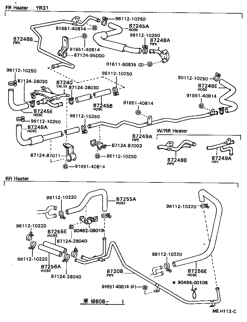 87240-28020 VALVE ASSY, HEATER WATER product image