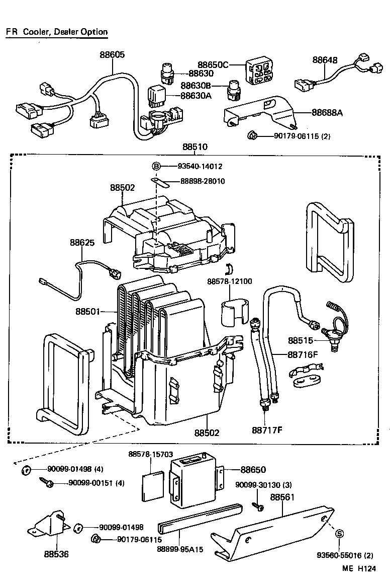 88605-28131 HARNESS SUB-ASSY, COOLER WIRING, NO.1 product image