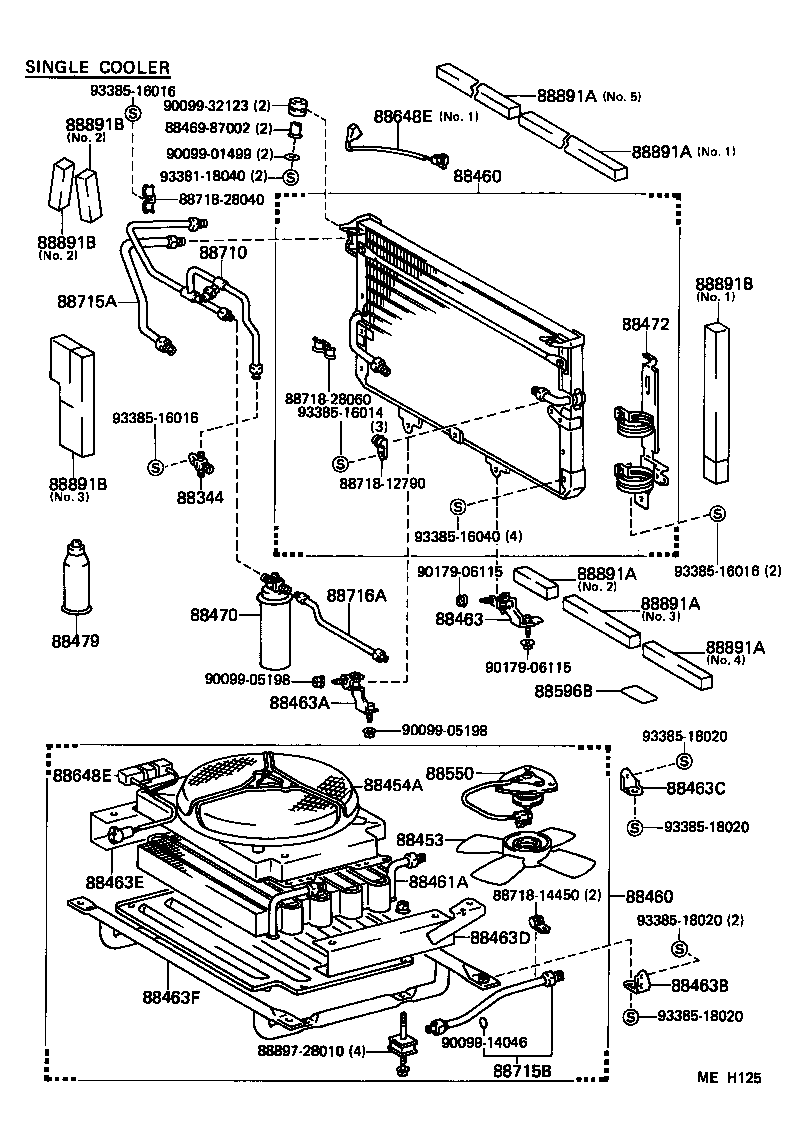 88578-87003 PACKING A (FOR COOLER) product image