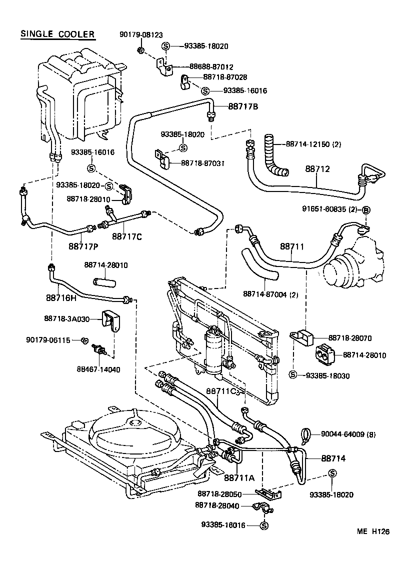88578-87003 PACKING A (FOR COOLER) product image