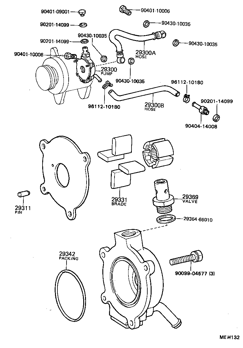 29300-58010 PUMP ASSY, VACUUM product image