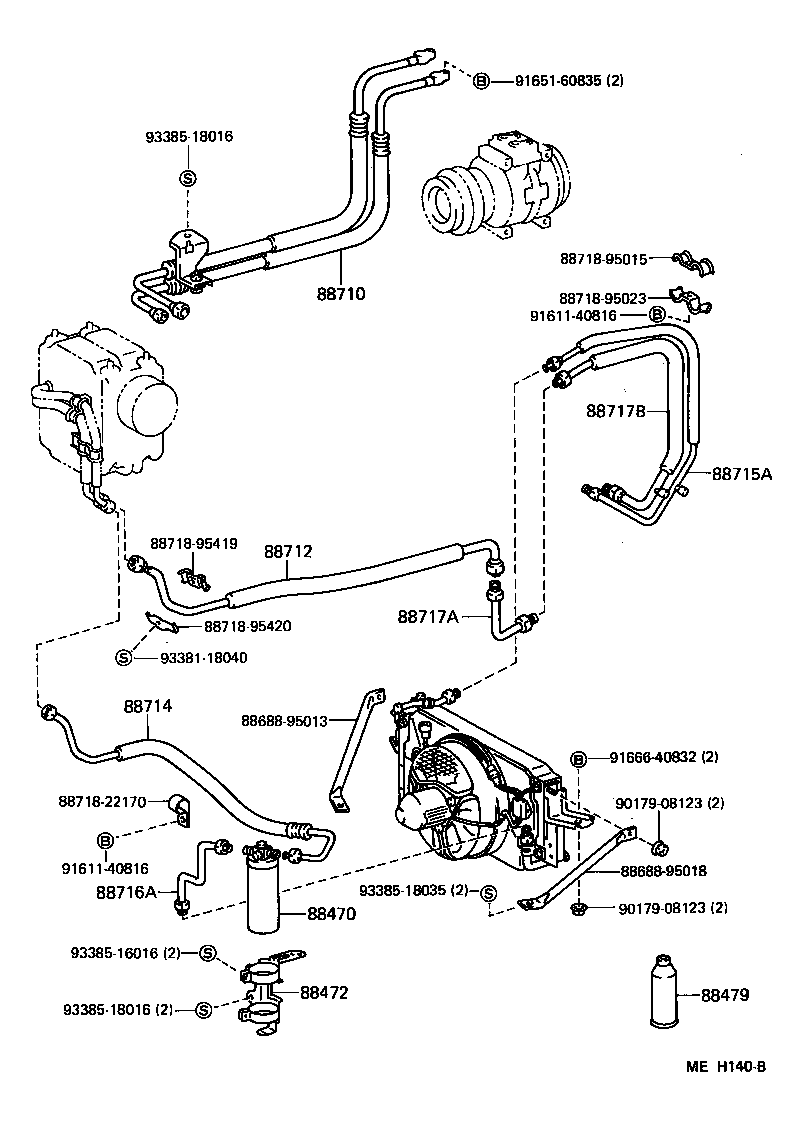 88460-95017 CONDENSER ASSY, COOLER product image