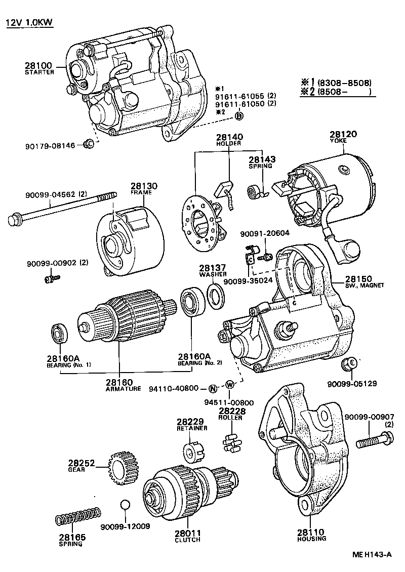 28100-35040 STARTER ASSY product image