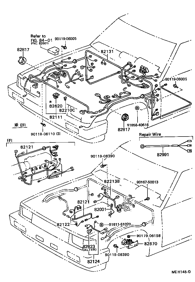 82817-89110 PROTECTOR, WIRING HARNESS, NO.2 product image