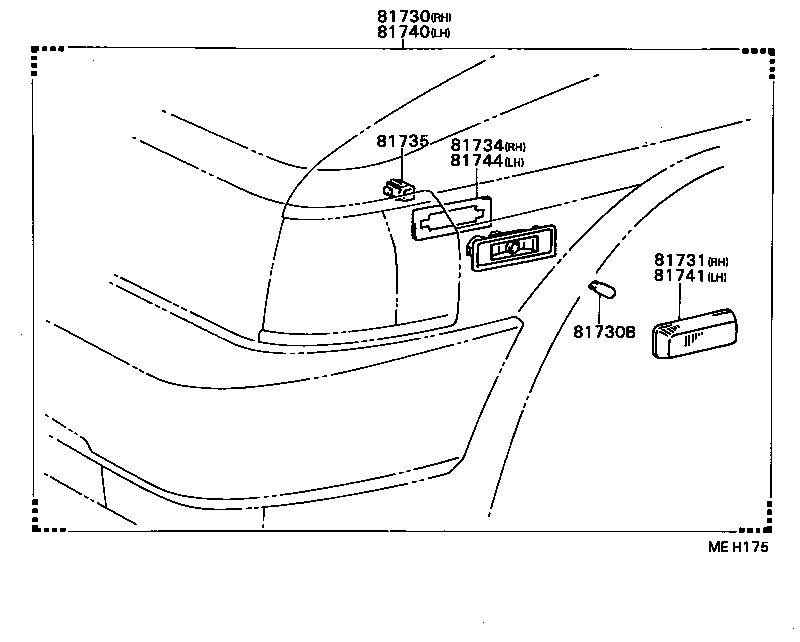 81731-16030 LENS, SIDE TURN SIGNAL LAMP, RH product image
