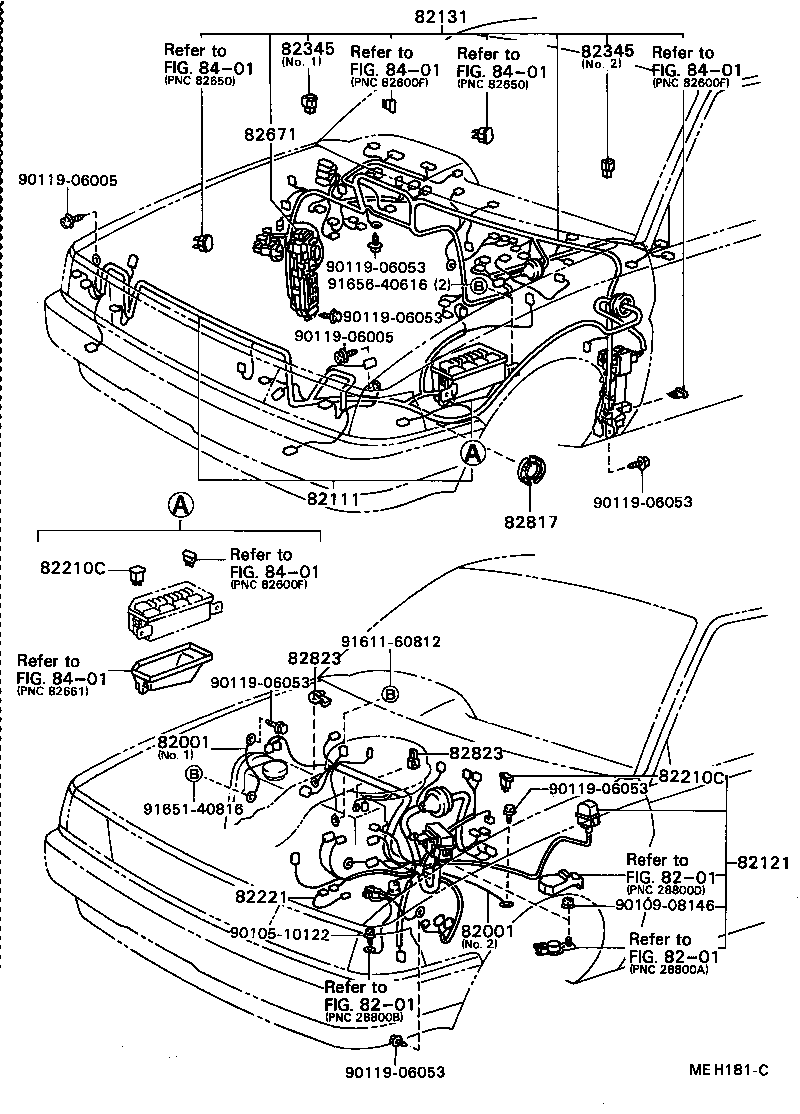 82121-16261 WIRE, ENGINE product image