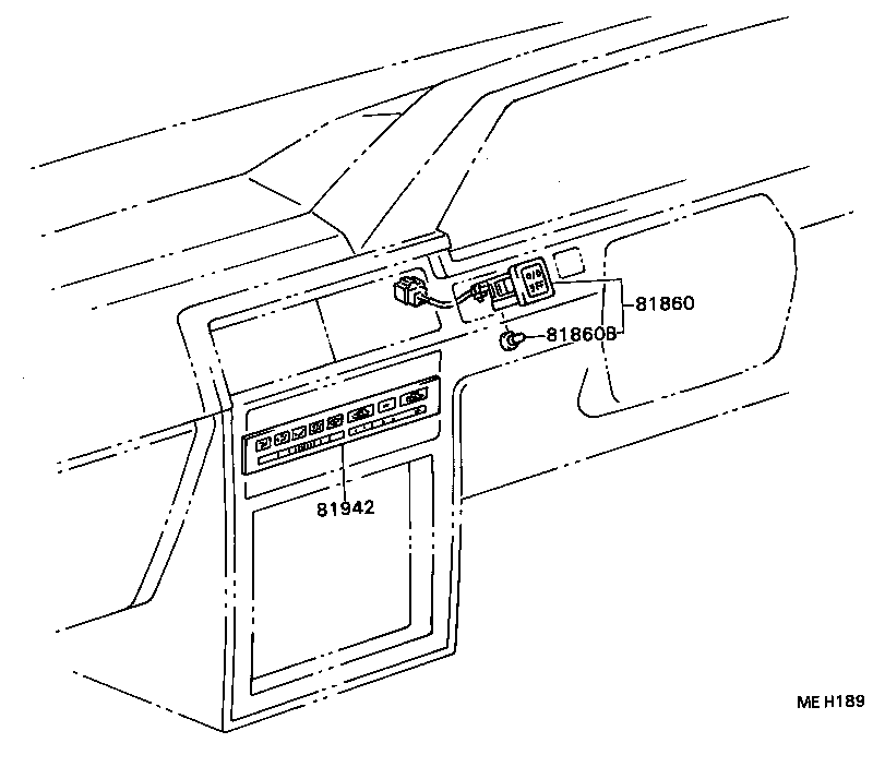 81860-16010 LAMP ASSY, TRANSMISSION INDICATOR product image