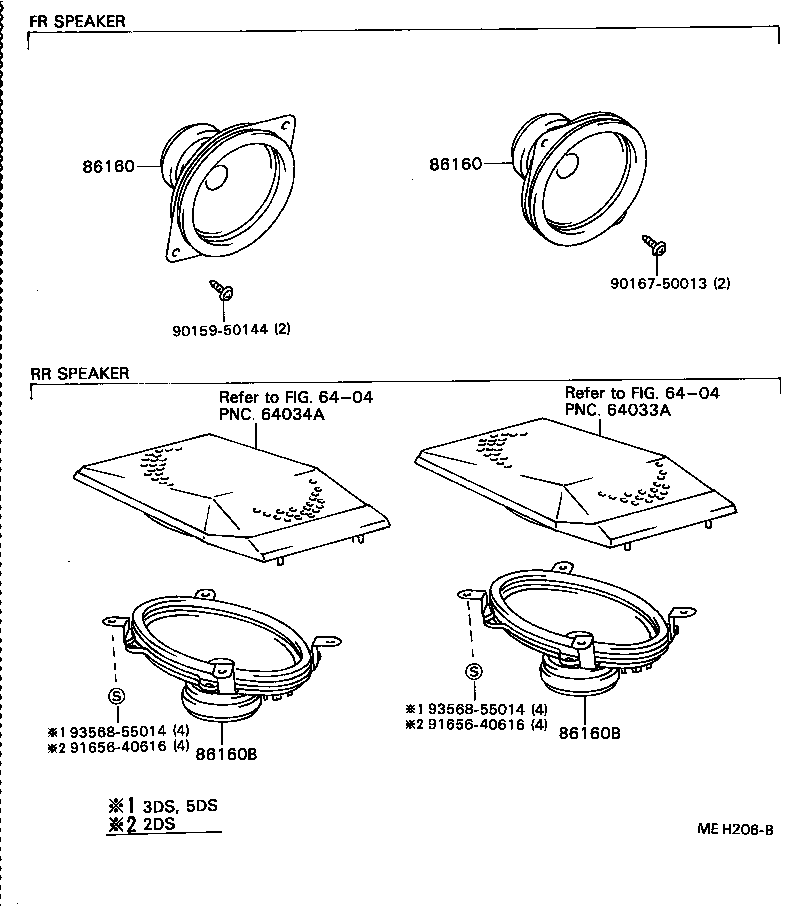 Toyota 86160-16120 SPEAKER ASSY, FRONT NO.1