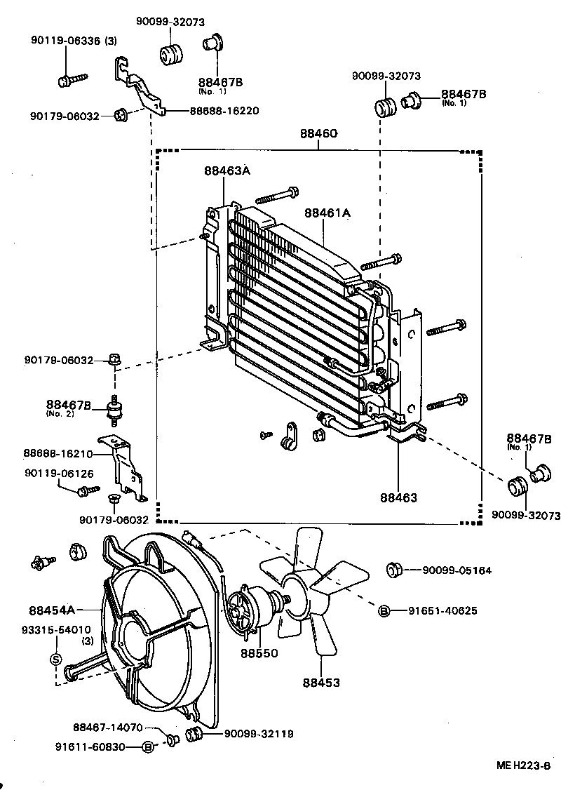88578-16120 PACKING C (FOR COOLER) product image