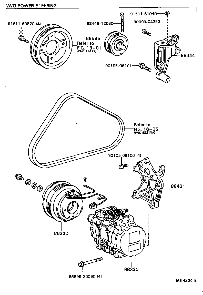 88320-16070 COMPRESSOR ASSY, COOLER product image
