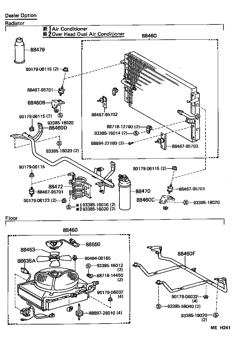88688-94743 BRACKET, COOLER CONDENSER, NO.1 product image