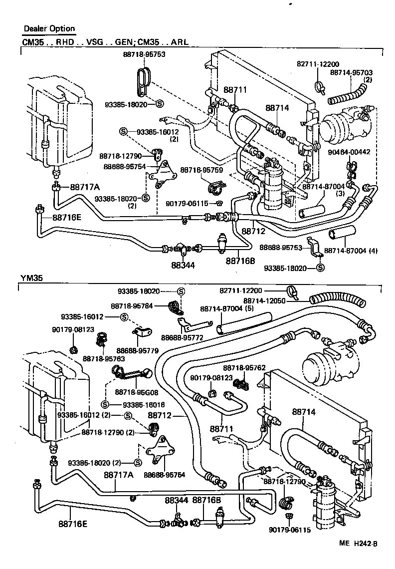 88688-94743 BRACKET, COOLER CONDENSER, NO.1 product image