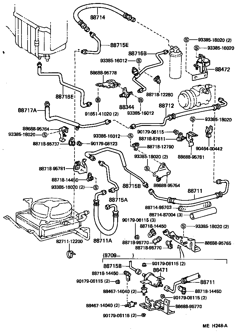 88471-95702 TANK, RECEIVER AIR CONDITIONER product image