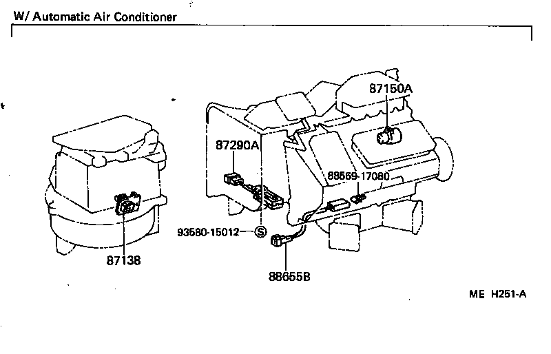 87150-14240 RADIATOR ASSY, HEATER product image