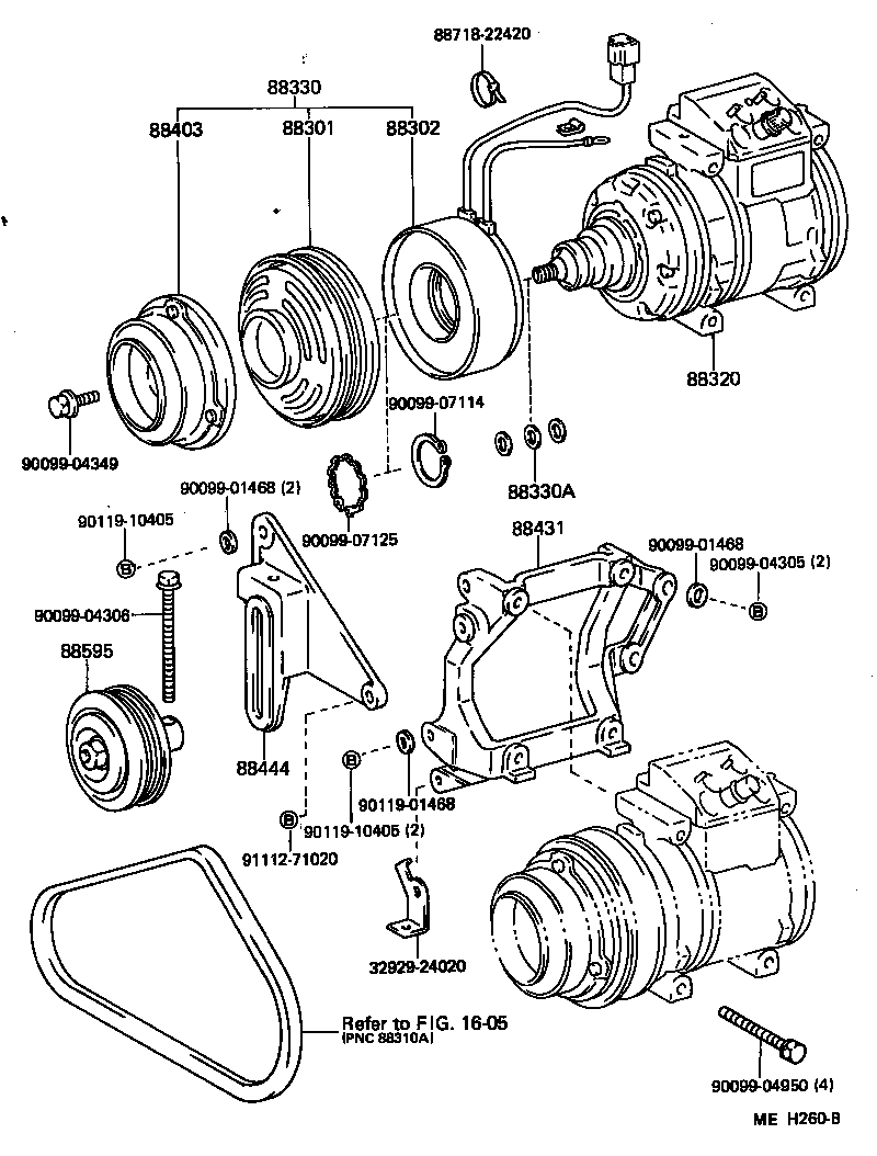 88320-14540 COMPRESSOR ASSY, COOLER product image