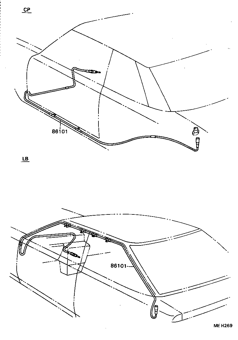 86101-20210 CORD SUB-ASSY, ANTENNA product image