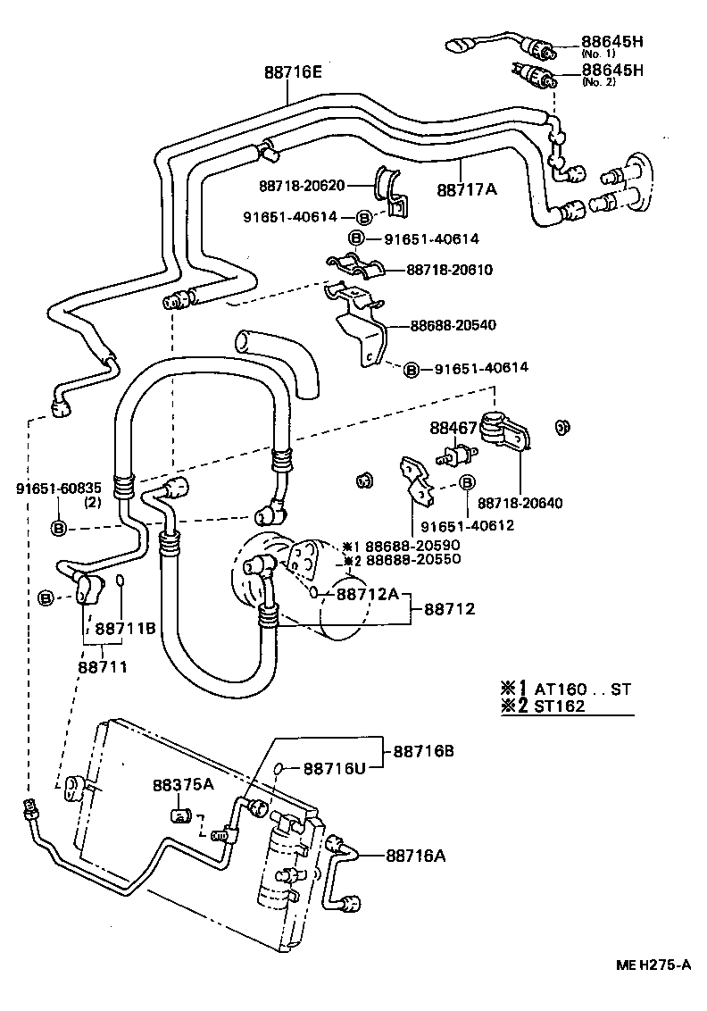88472-20030 BRACKET, RECEIVER TANK, NO.1 product image