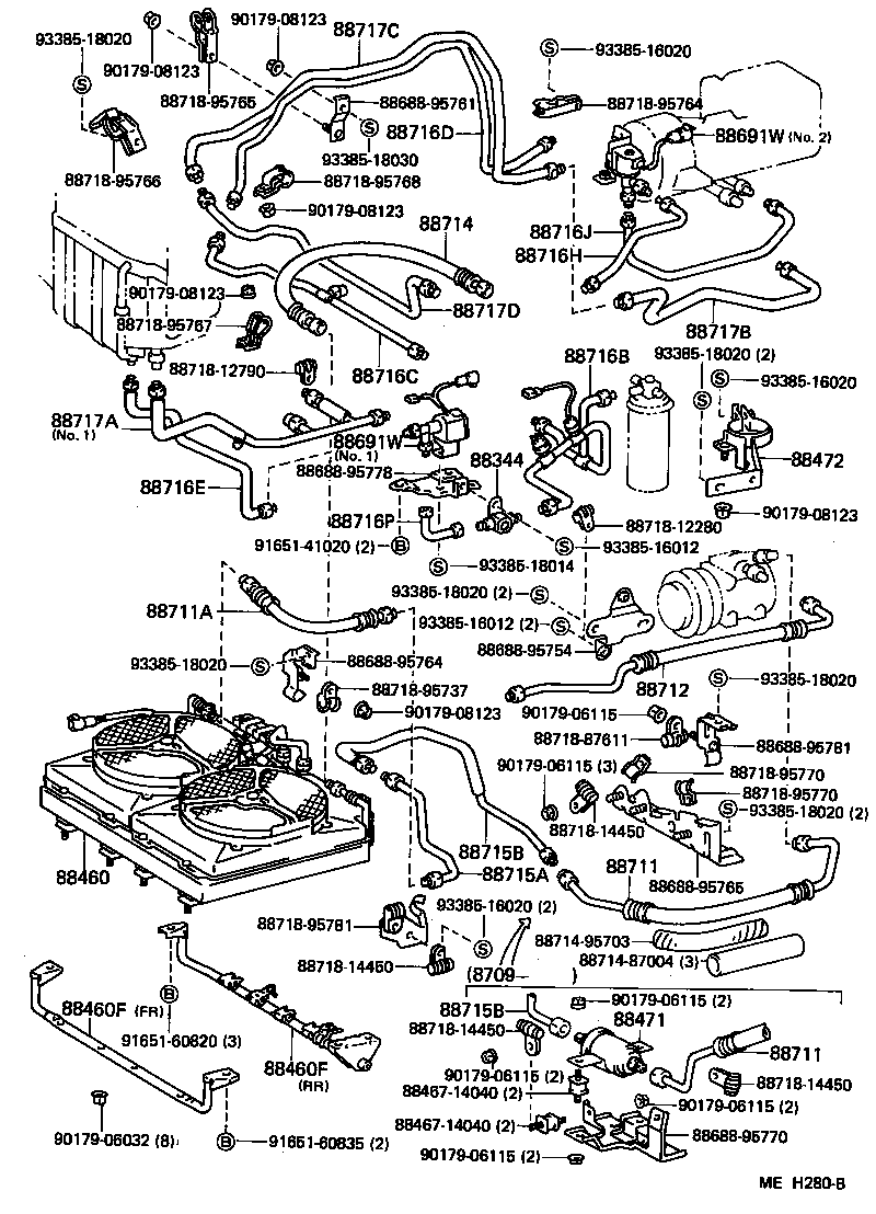 88471-95702 TANK, RECEIVER AIR CONDITIONER product image
