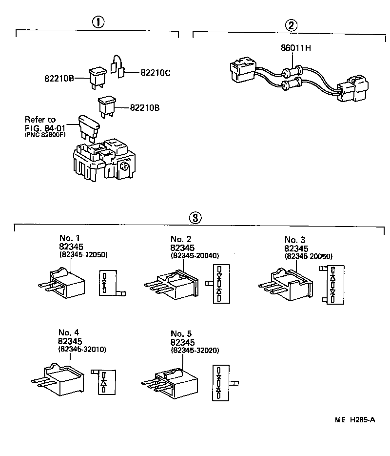 82817-24100 PROTECTOR, WIRING HARNESS, NO.2 product image