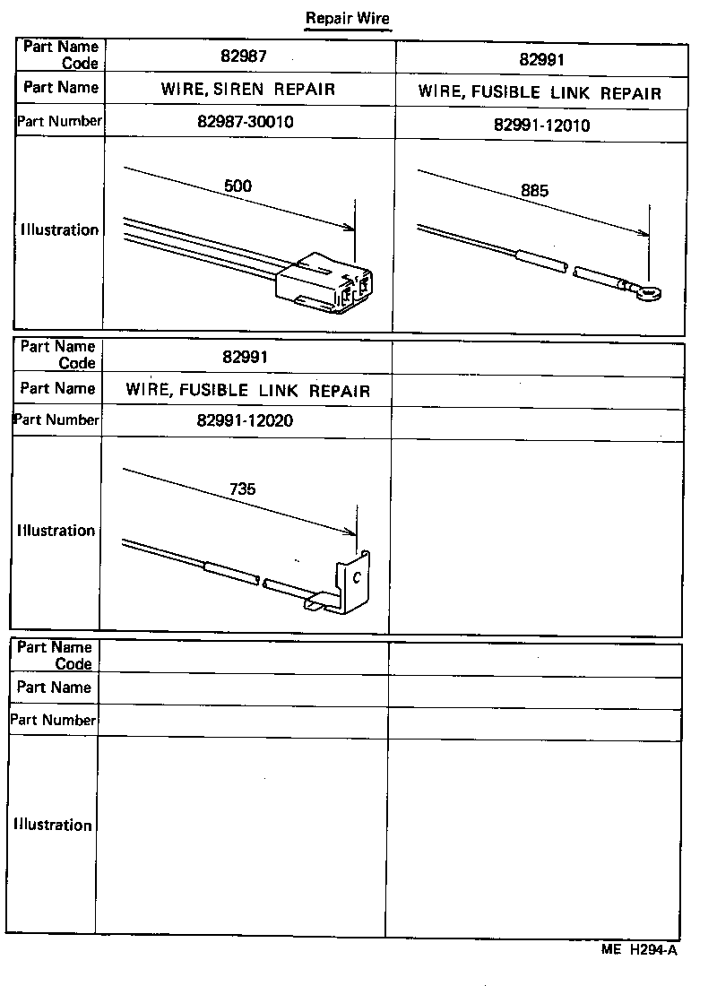 82121-12850 WIRE, ENGINE product image