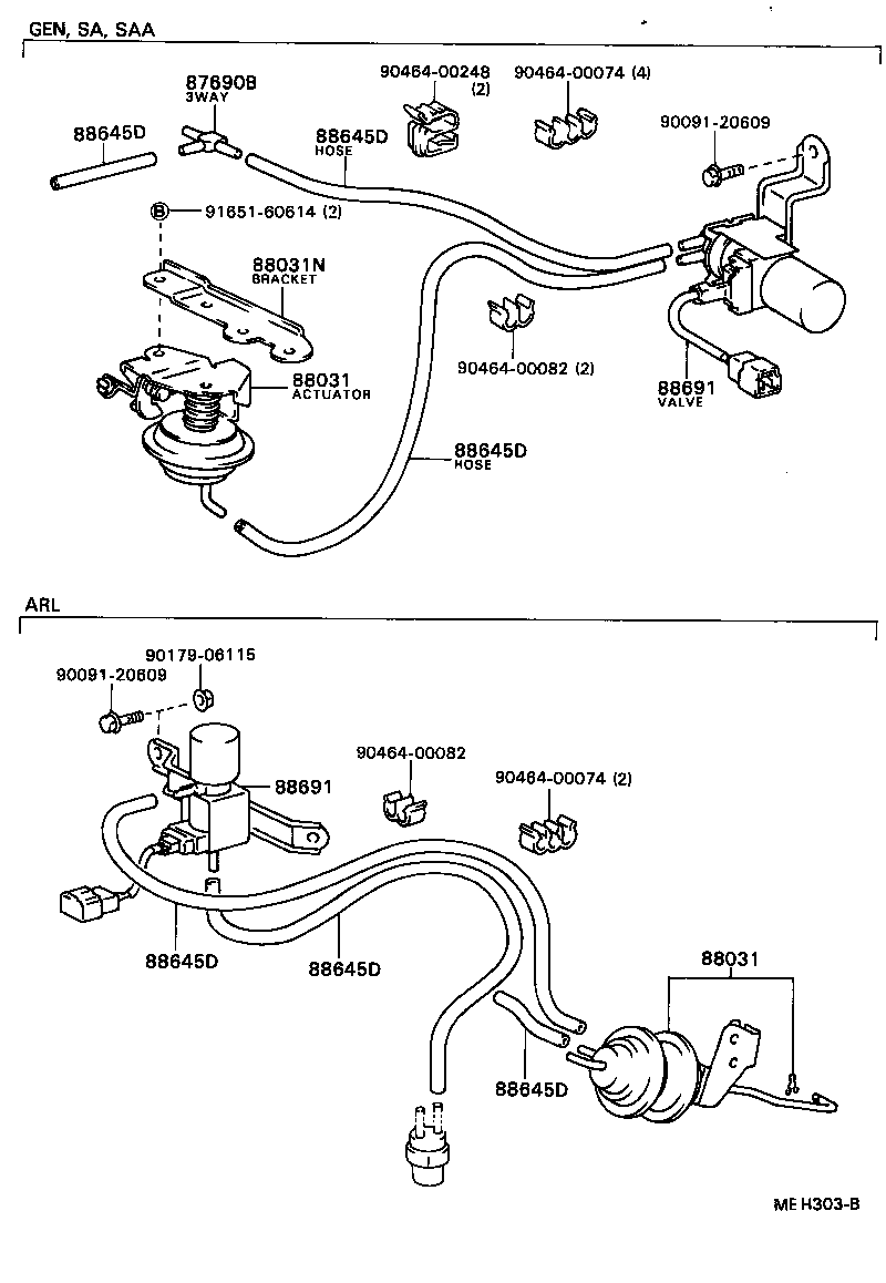 95411-10060 HOSE (FOR IDLE UP DEVICE) product image