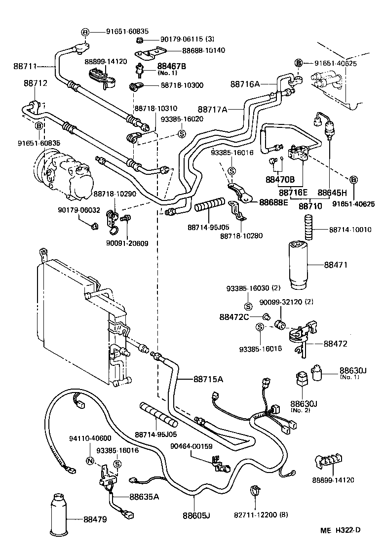 88463-10090 BRACKET, COOLER CONDENSER, NO.1 product image