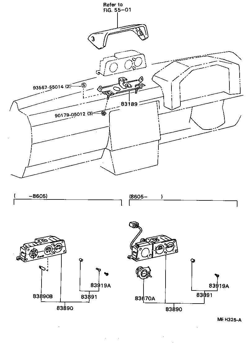 83132-16610 CASE, COMBINATION METER product image