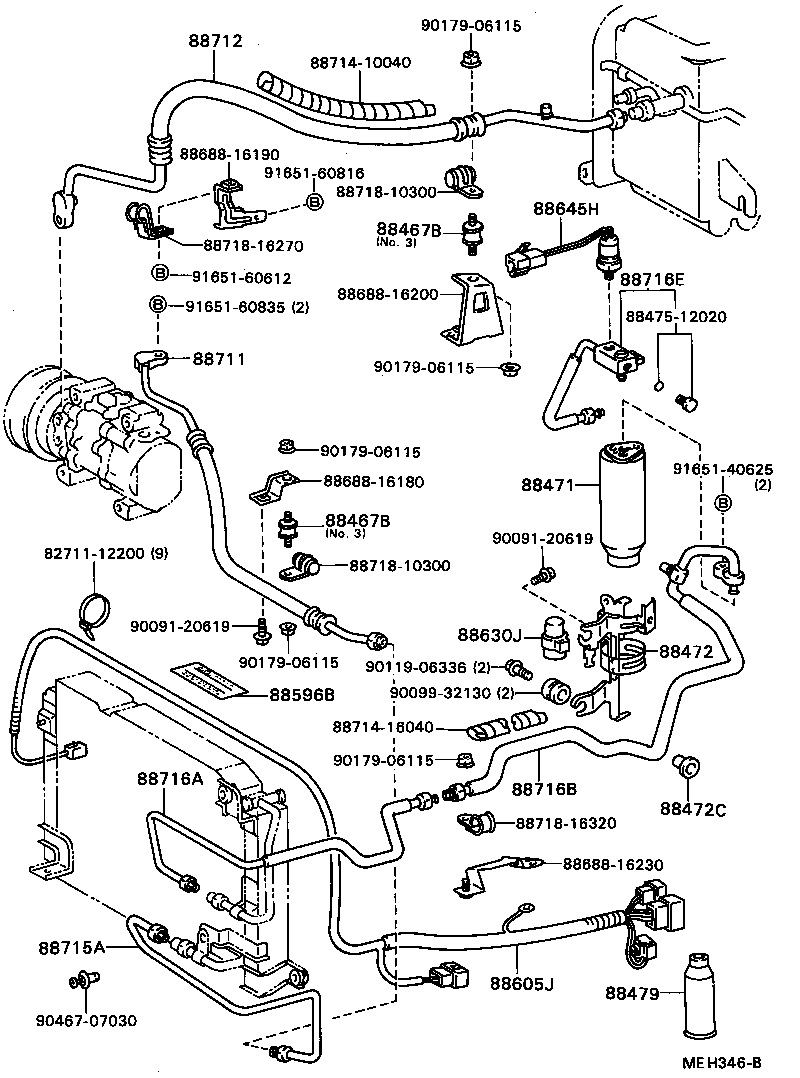 88578-16120 PACKING C (FOR COOLER) product image