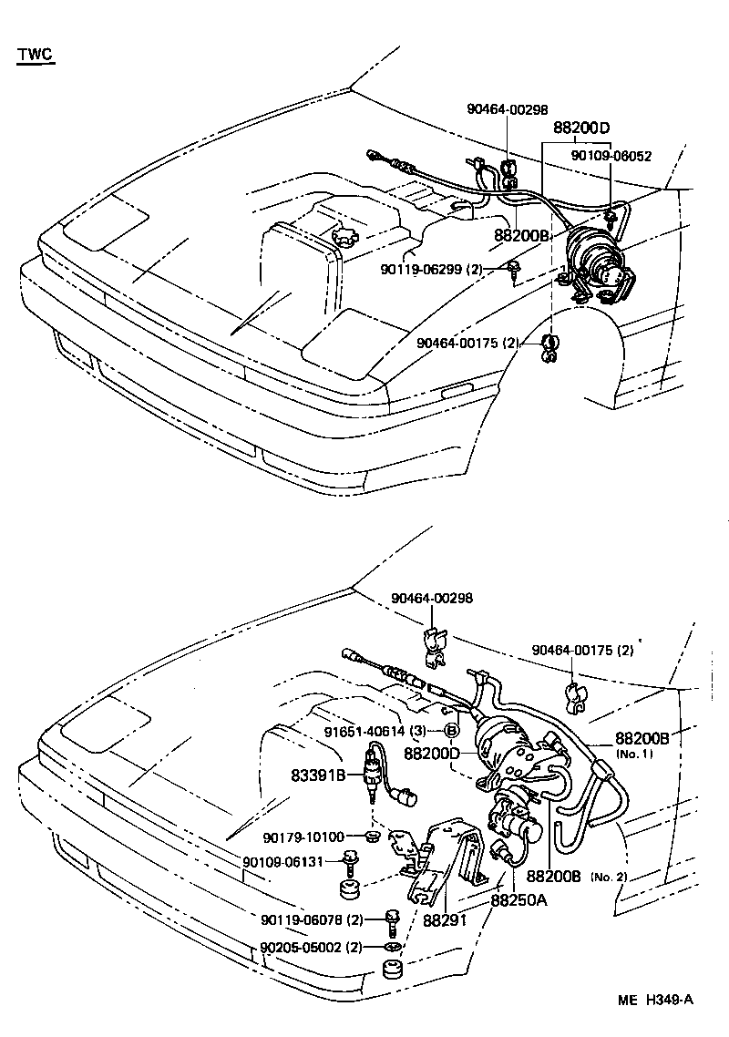 Toyota 88283-14040 HOSE, CRUISE CONTROL VACUUM