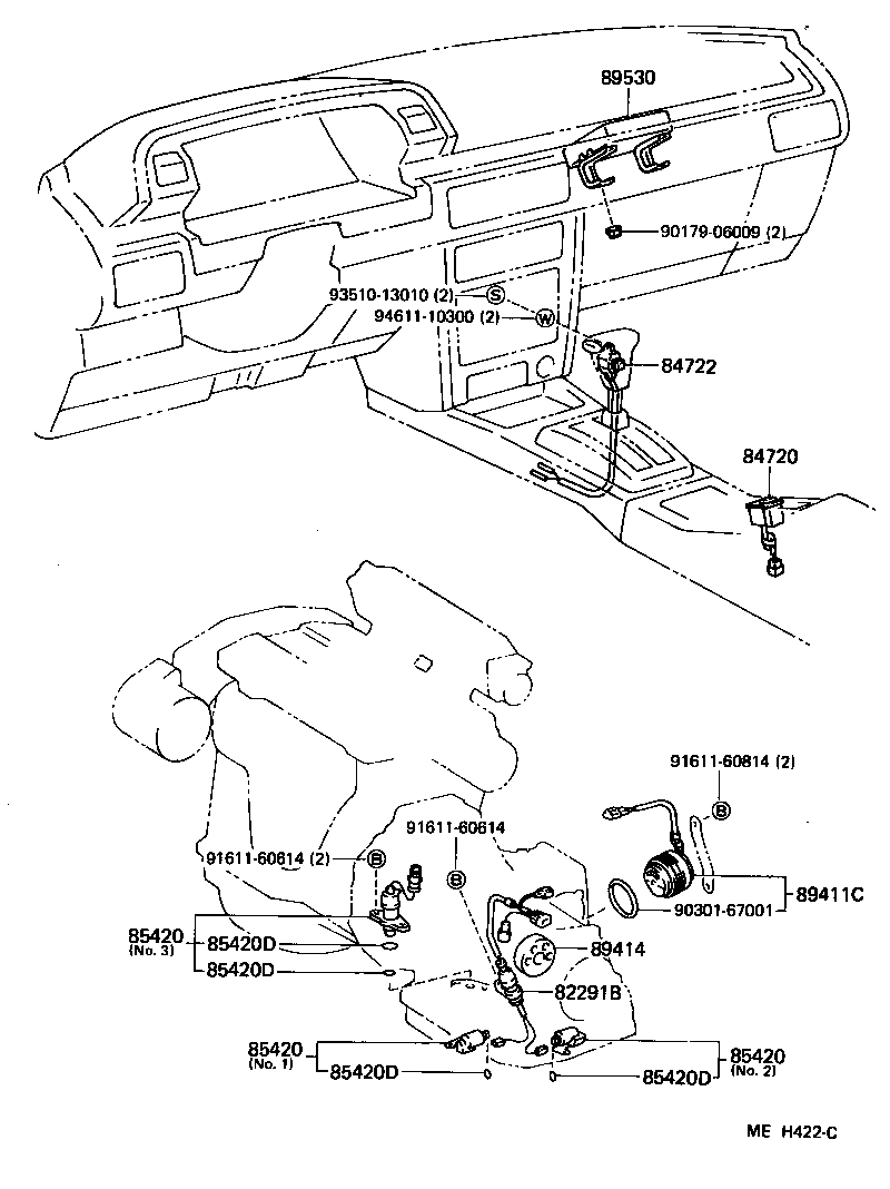 Toyota 85420-32091 SOLENOID ASSY, TRANSMISSION