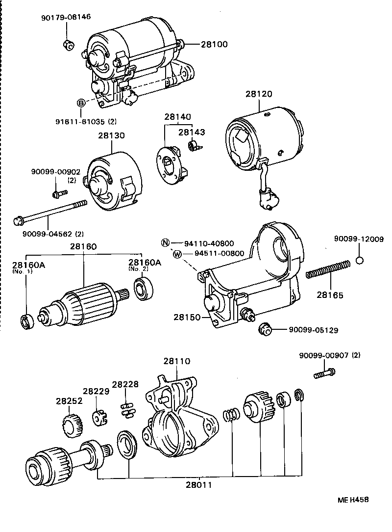 28100-03010 STARTER ASSY product image