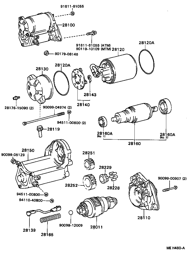28100-62020 STARTER ASSY product image