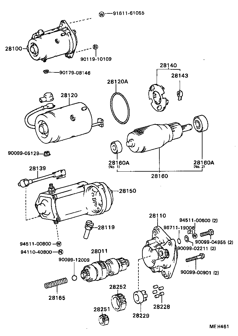 28100-62020 STARTER ASSY product image