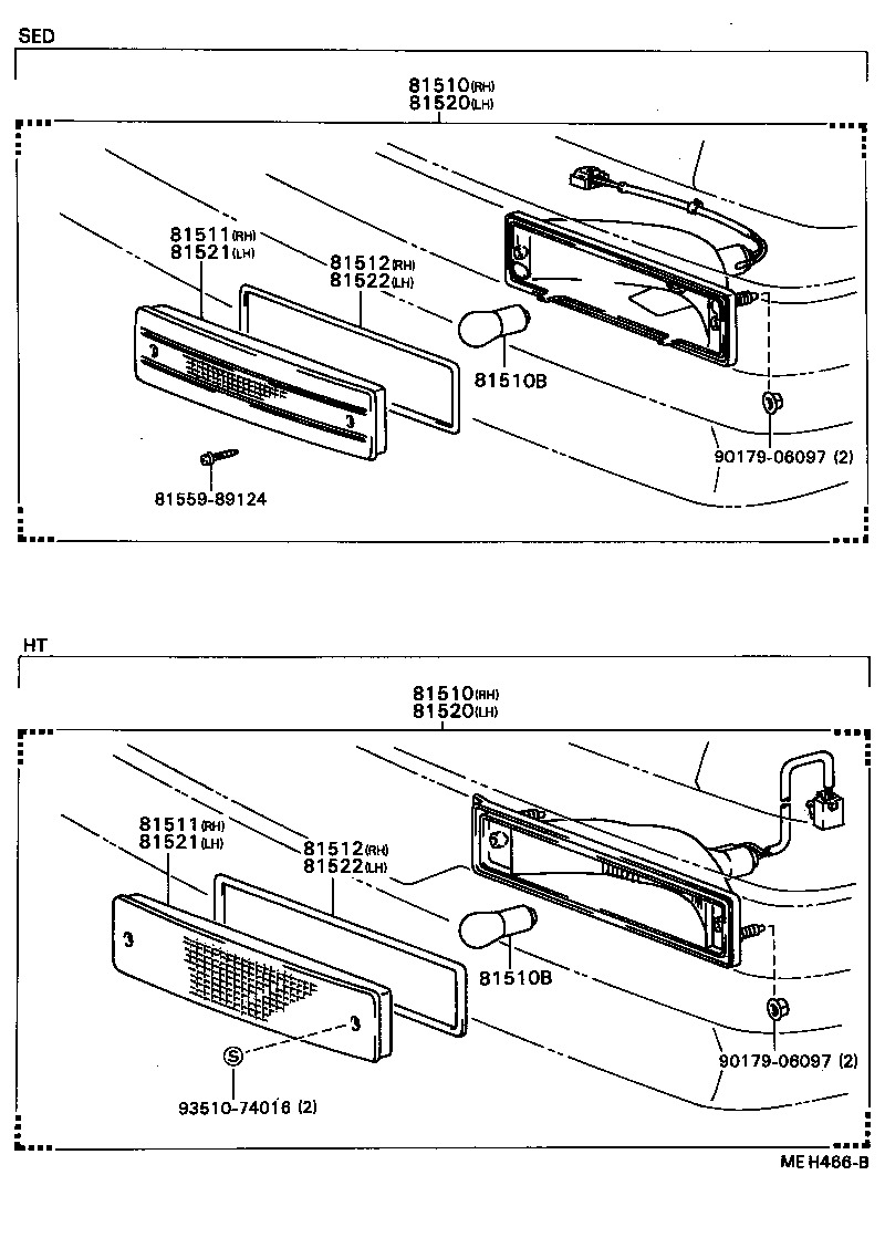 81520-39595 LAMP ASSY, FRONT TURN SIGNAL, LH product image