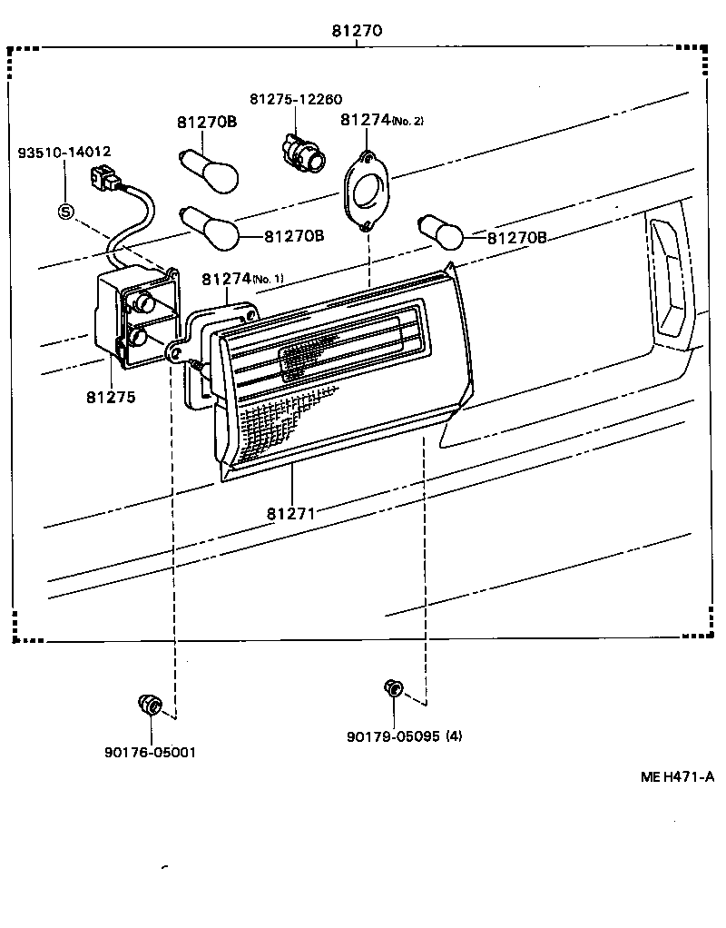 81690-32080 LAMP ASSY, LICENSE PLATE product image