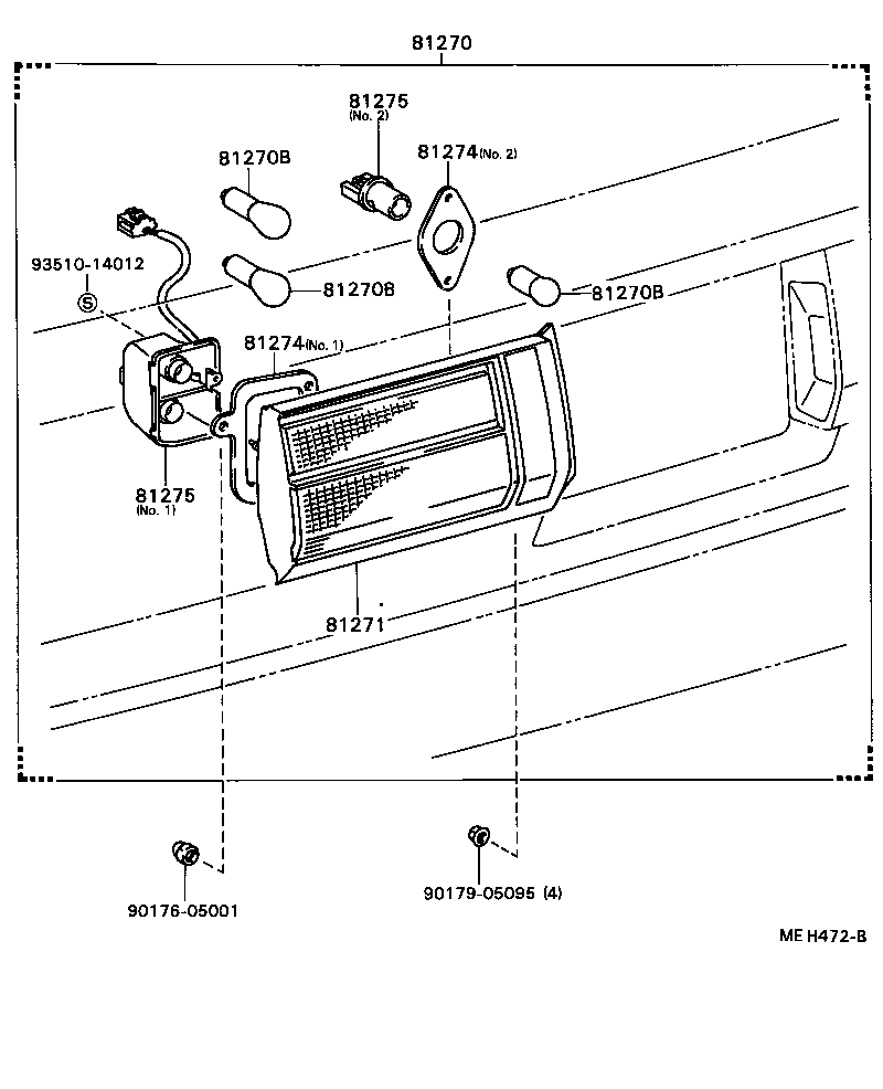 81690-32080 LAMP ASSY, LICENSE PLATE product image
