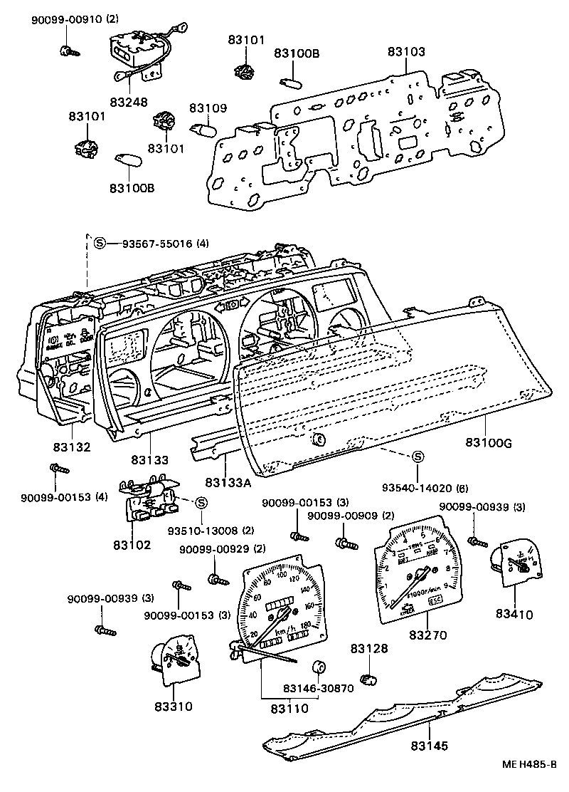 83131-32350 DIAL, METER, NO.1 product image