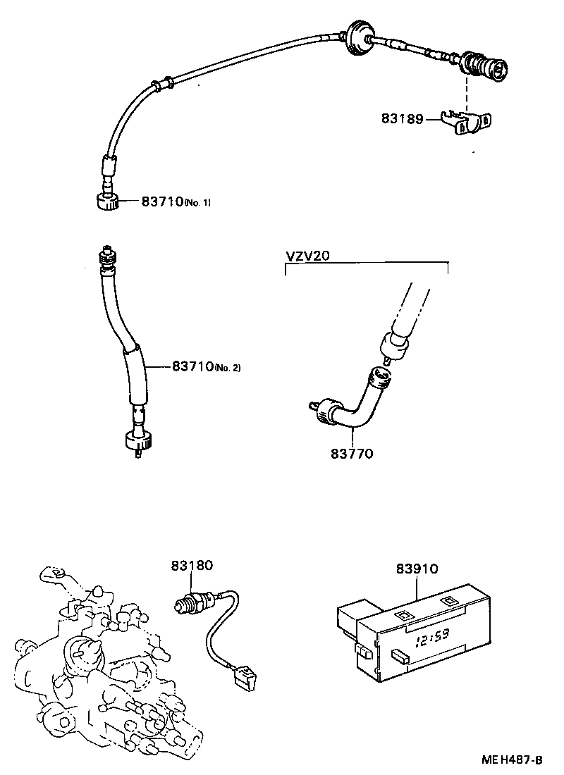 83131-32350 DIAL, METER, NO.1 product image