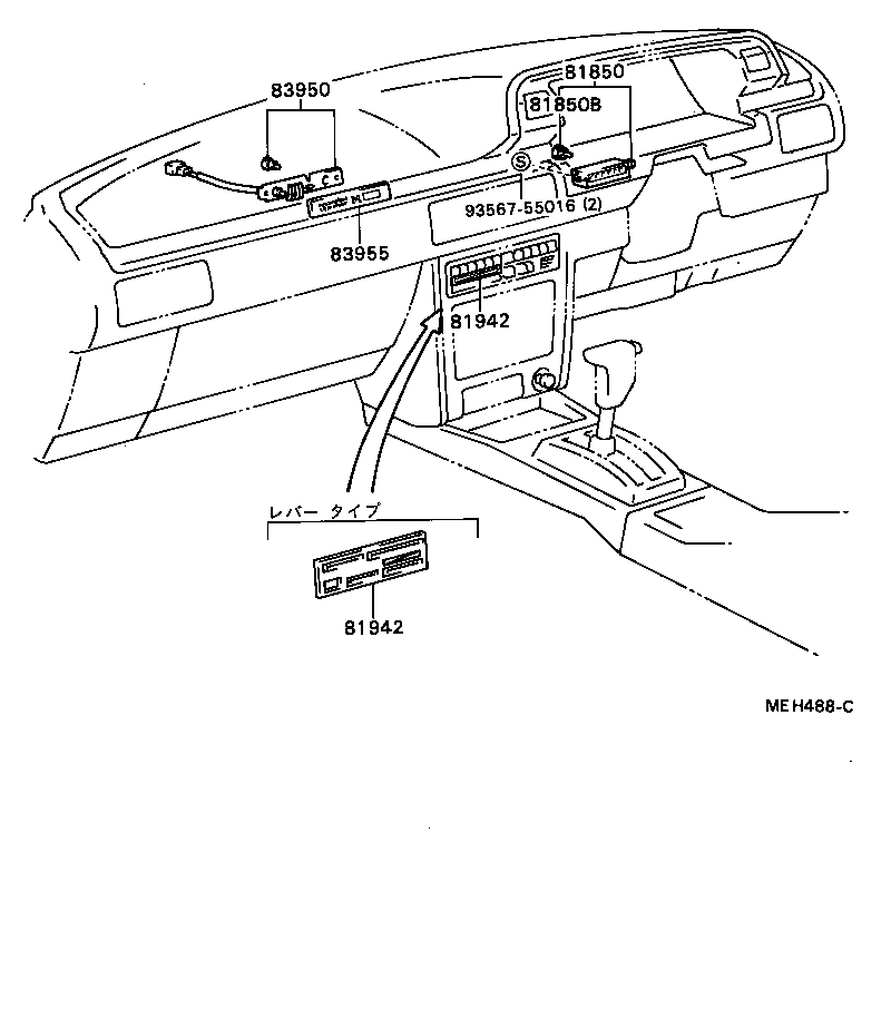 81850-32090 LAMP ASSY, INDICATOR product image