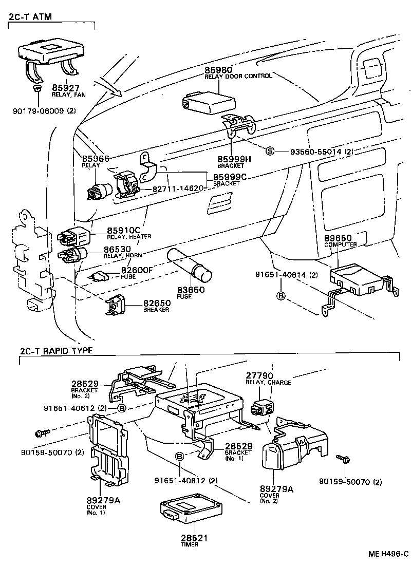 84140-32090 SWITCH ASSY, HEADLAMP DIMMER product image