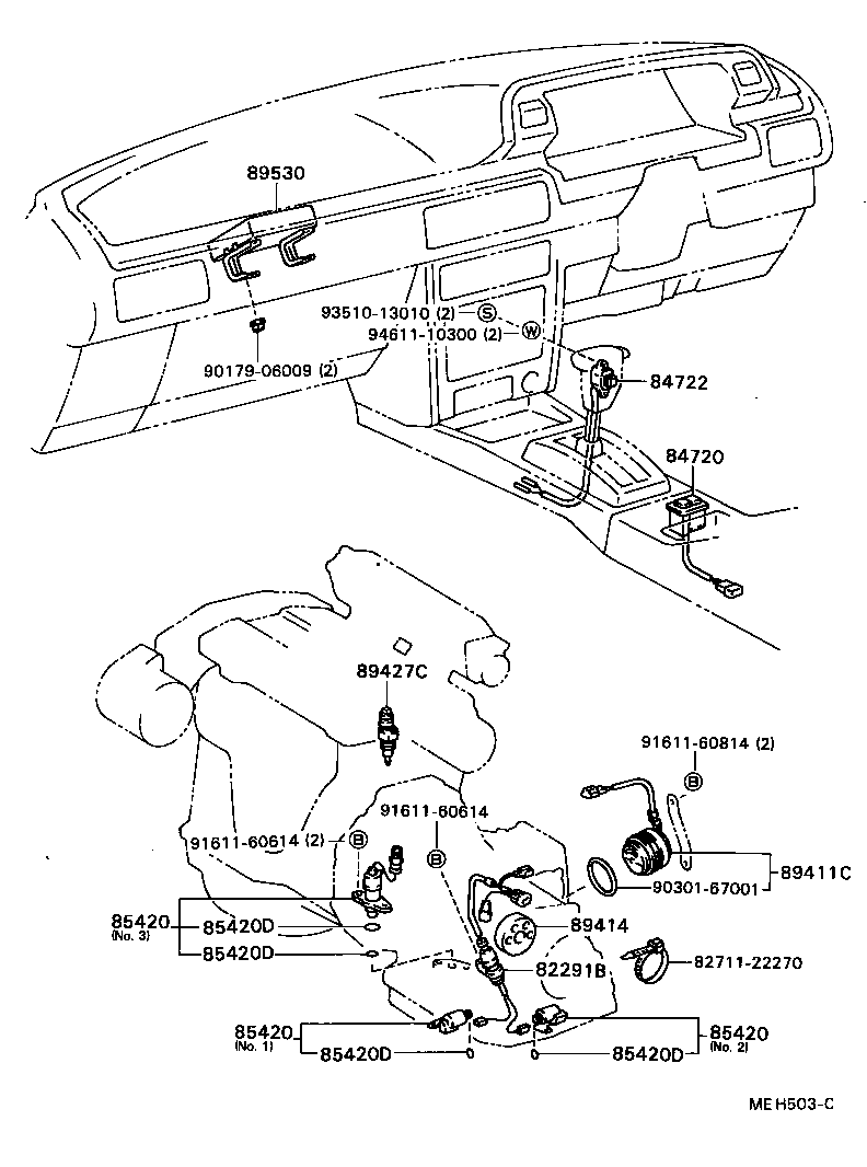 84720-32040 SWITCH ASSY, PATTERN SELECT product image