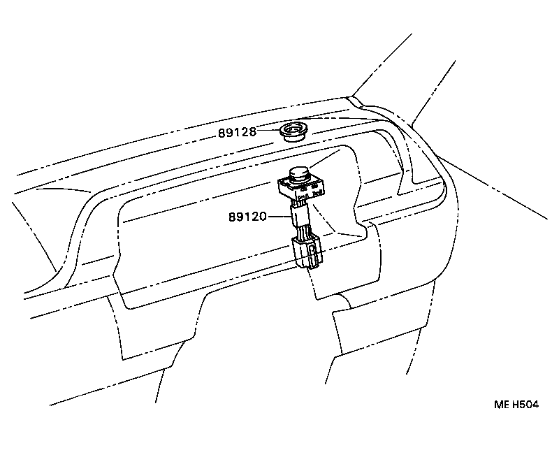 89120-32020 SENSOR, AUTOMATIC LIGHT CONTROL product image
