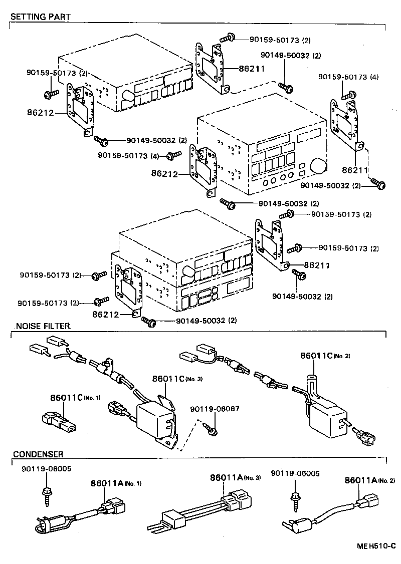 86120-32170 RECEIVER ASSY, RADIO product image